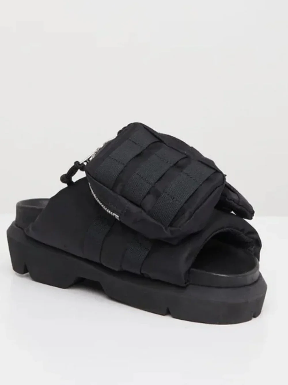 SACAI Pockets Slides in Black 43 10 New With Box Mens Sandals Shoes